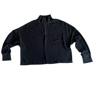 BP Black Half-Zip Sweatshirt